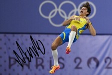 ARMAND DUPLANTIS - OLYMPICS PARIS 2024 - SWE - 6x4 Signed Autograph PHOTO Print