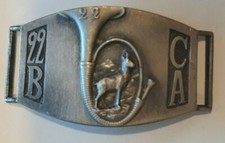 22° BCA 1939 Bataillon de Chasseurs Alpins Plaque Identité Original WWII DOG TAG