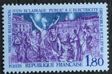 Timbre - FRANCE - Eclairage public Grenoble - 1982 - YT2224 - Neuf **
