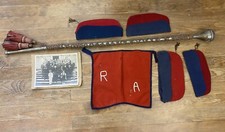 OLD MOVING LOT DRUM ROD MAJOR + PHOTOS + MILITARY CAPS