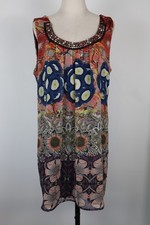 DESIGUAL WOMEN'S DRESS SIZE 46 WOMAN CASUAL VINTAGE DRESS DRESS