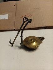 Lampe A Huile En Bronze