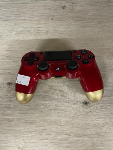 Manette playstation rouge - playstation, 4