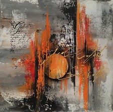 tableau abstrait coloré–