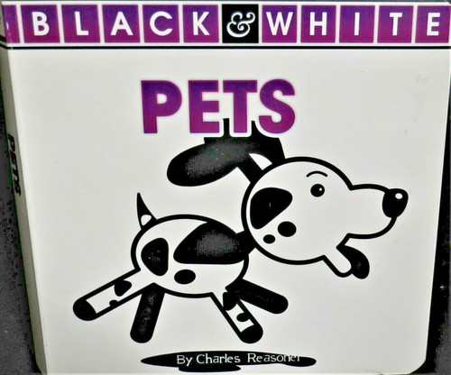 Black and white pets - black, white,