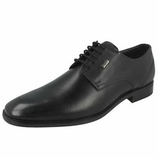 Chaussures Formelles En Cuir Noir Bugatti '16002' À Lacets Pour Hommes