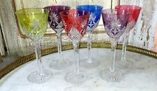 6 verre à vin en cristal