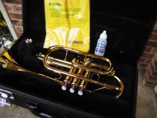 Clean/Lubricated Yamaha 2310II Cornet Made in Japan by Yamaha Bach Mthpc NICE!