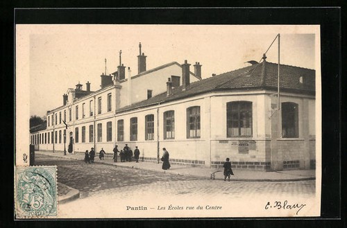 Cpa pantin les écoles rue - les,