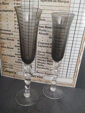 2 Verres En Cristal Saint