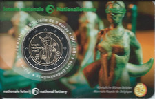 1x 2euro commémorative Belgique 2025 - Loterie nationale Belge (neuve) FR