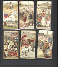 RARE ENSEMBLE DE 24 CHROMOS