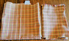CASAL, vintage, 2 fabric coupons - 95 cm x 48 cm and 65 cm x 23 cm