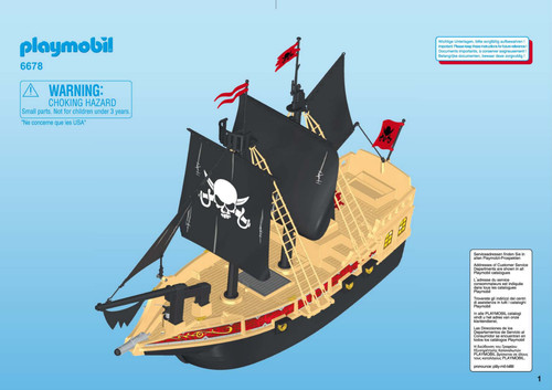 Playmobil 6678 bateau fantome - playmobil,
