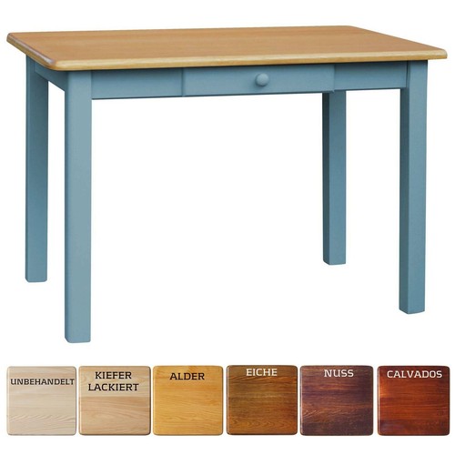 Table manger bleue avec - bleue,