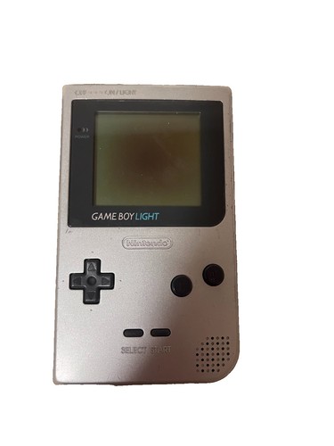 Nintendo gameboy light silver - nintendo,