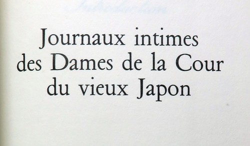Japon journaux intimes des - japon/journaux,