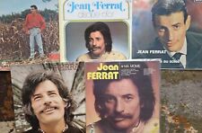 Jean FERRAT RARE LOT de 5 DISQUES 33T DECCA PICKWICK VEGA VEDETTE