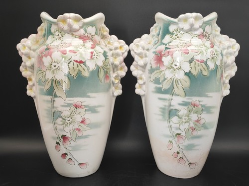 Paire vases anciens en - vases,