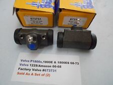 Volvo P1800s 1969 & 122S 69-70 & Checkers 59-68 Rear Wheel Cylinder Set (2) 7/8"