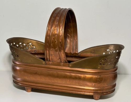 Jardinière cuivre avec - en,