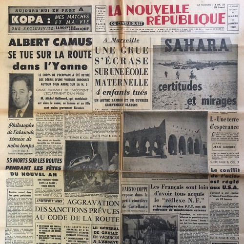 Journal nouvelle republique - journal,
