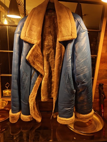 Veste cuir véritable - veste, en
