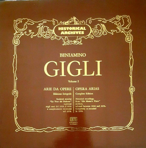 Beniamino gigli volume - volume, 1