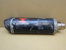 Honda CBR 125 R-F 2016 3,390 miles exhaust silencer Black Widow (12613)