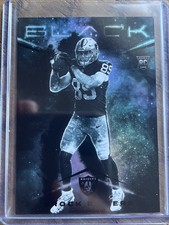2024 Panini Black Brock Bowers Smokescreen RC Rookie #SM-BBS Raiders
