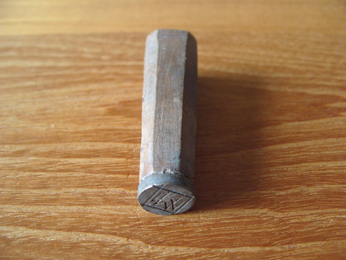 Ancien sceau initiales - ancien,