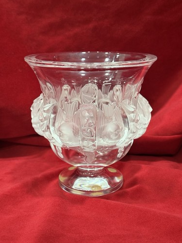 Lalique vase cristal aux - cristal,