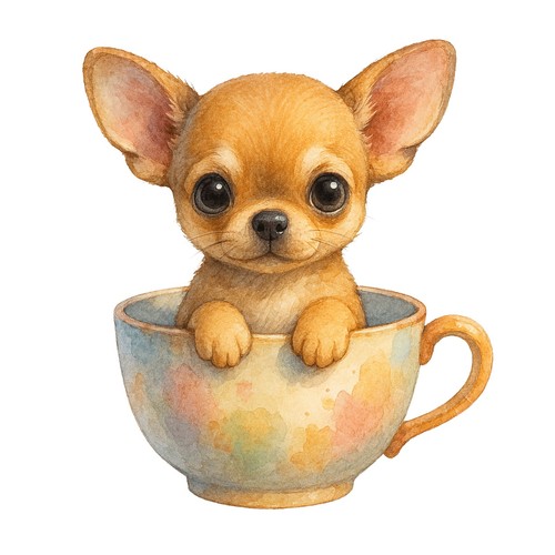 Autocollants chihuahua - 3, x