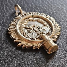 Médaille 1er pas dunlop 1971