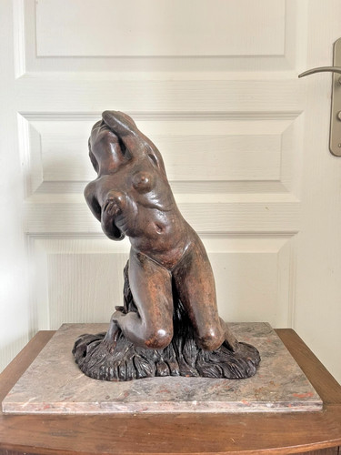 Ancien sculpture statue - statue, femme