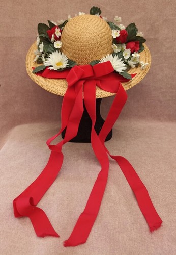 Ancien chapeau paille - chapeau, en