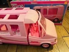 Barbie Magic Van Motor Home Camping    condition Voir Photo REF 2938 Incomplet
