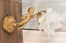 Ancienne Applique Murale Ange