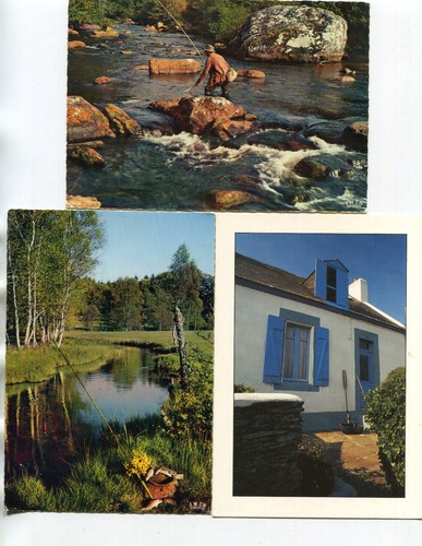 Lot cartes sur la - lot, pêche