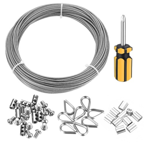 Cable acier 2mm 20m - cable, x