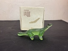 Lalique France Signed Crystal Salamander.