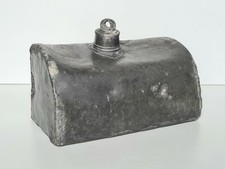 Chauffe-pieds en étain de