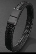 Bracelet magnétique en cuir