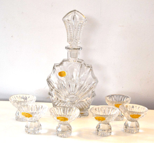 Ancien service liqueur en - service, à