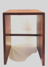 console art déco en placage d'acajou . XX siècle .