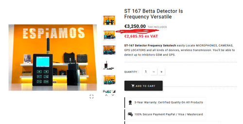 167 betta détecteur - st,