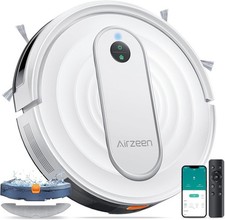 Airzeen Aspirateur Robot,4000PA Robot Aspirateur Laveur avec Nettoyage