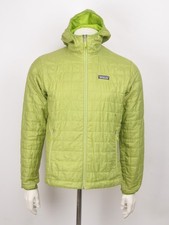 Patagonia Nano Puff Hoody Primaloft Insulated Quilted Puffer Jacket Green Size S