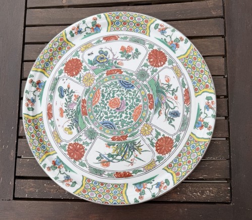 Grand plat rond porcelaine - grand,