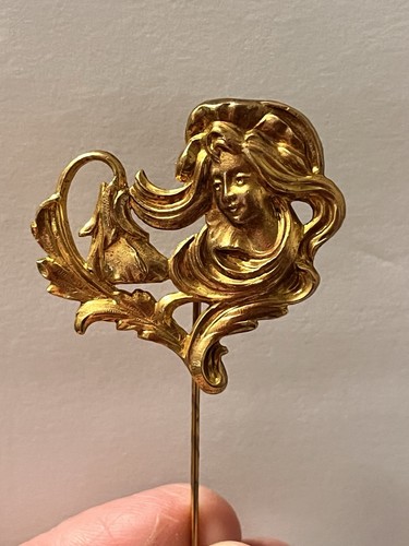 Vintage art nouveau nymph - vintage,